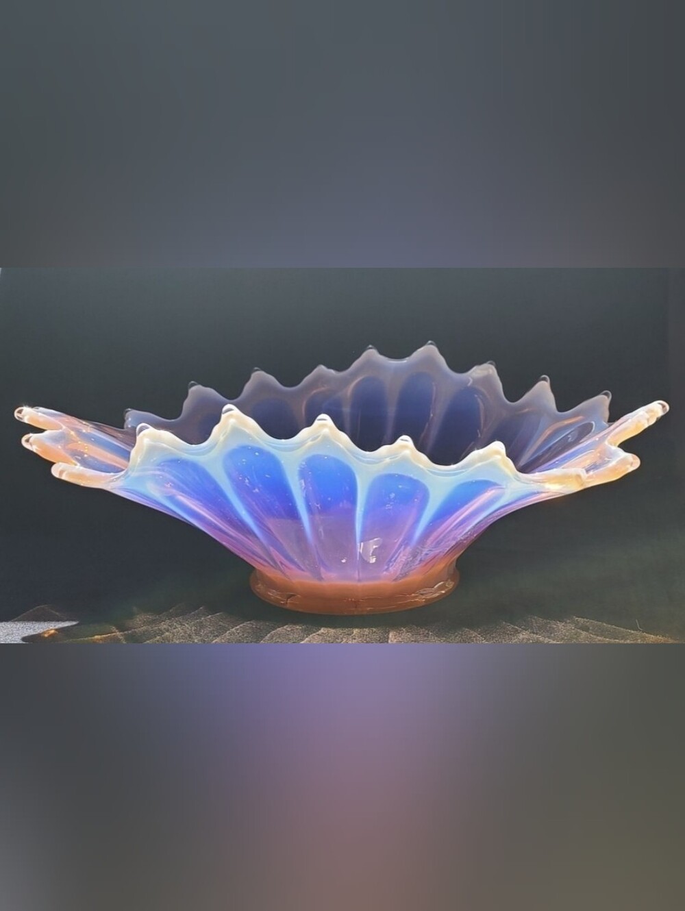 Fostoria Heirloom Opalescent Pink Bowl
